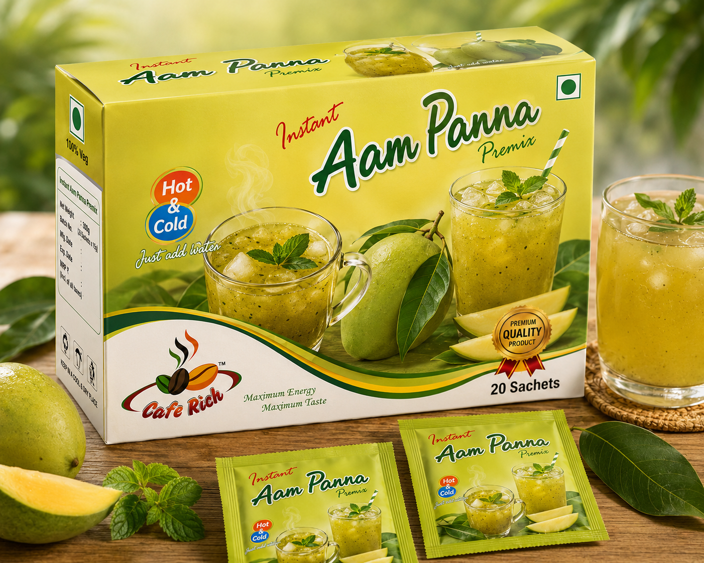 Aam Panna Instant Premix (1 Kg & Sachets) view 2