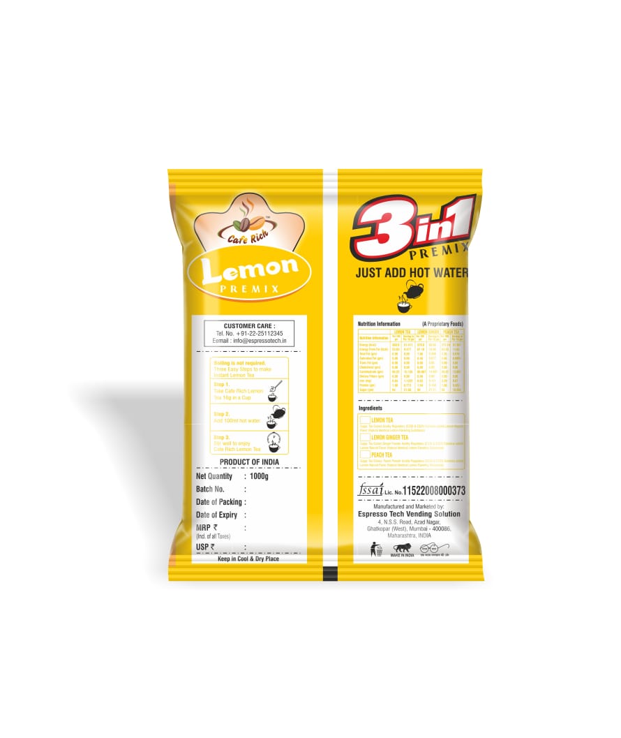 Lemon Instant Tea Premix 1 Kg view 2