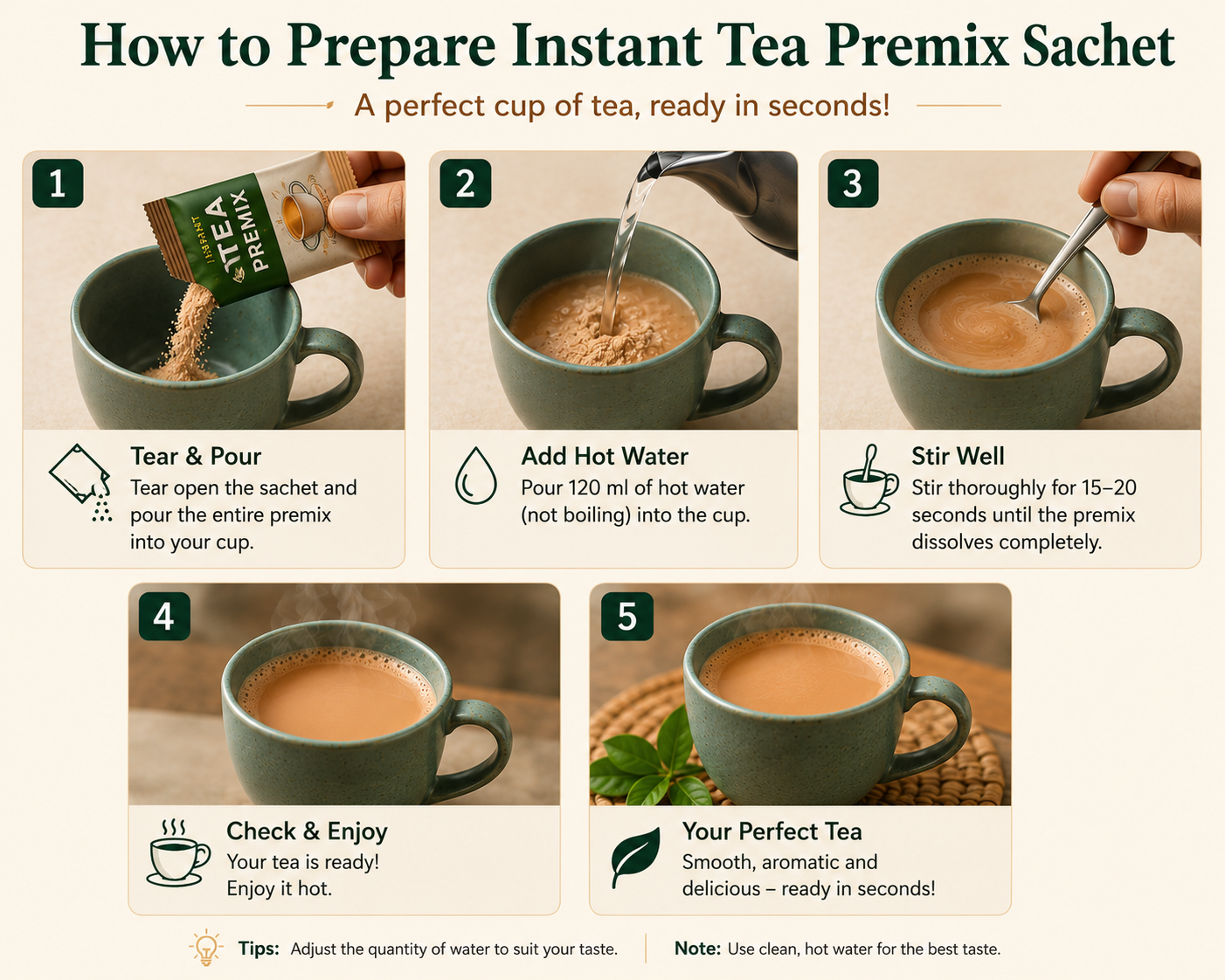 Masala Tea Instant Premix 1 Kg view 2